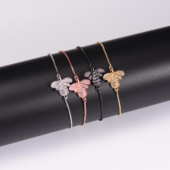 Crystal Bumble Bee Bracelet - Picture 2 of 16